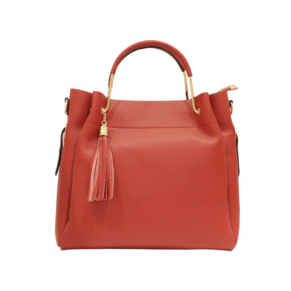 |MAYRA|BOLSO OFFICE PIEL BLANDA CON ASA METÁLICA