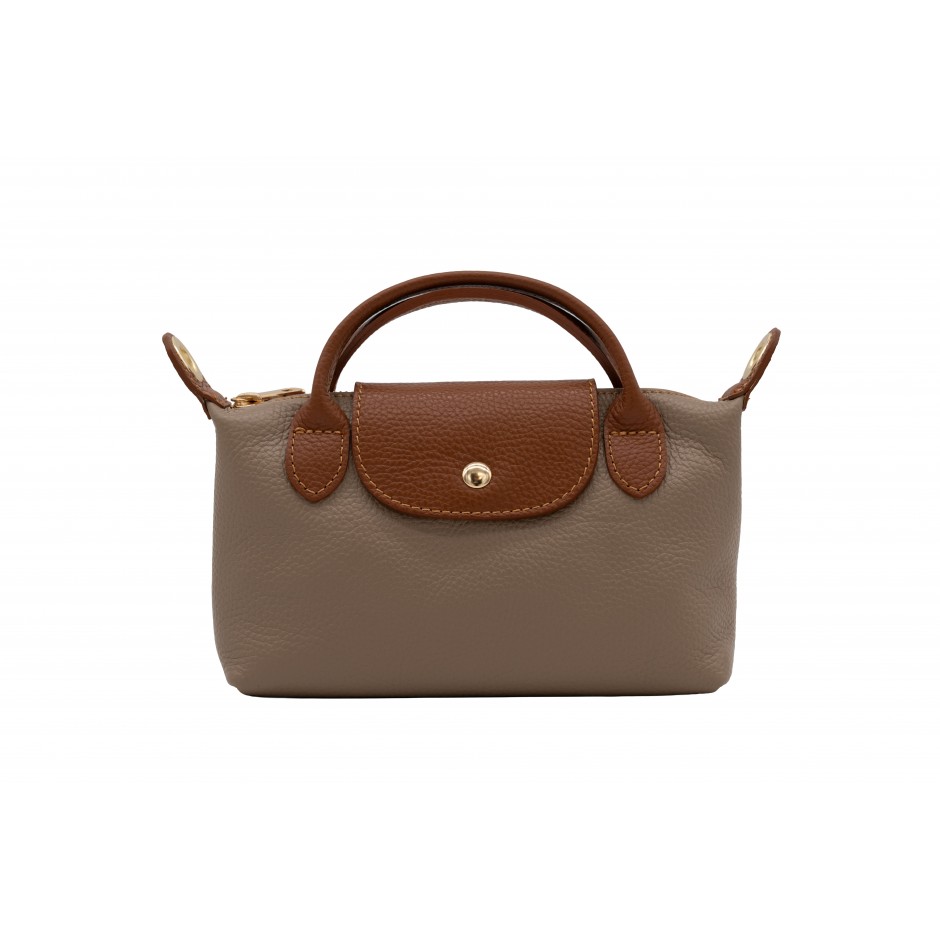 |OLYMPIA S| BOLSO DE MANO BICOLOR